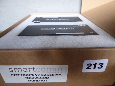 Lot 213 - Mauvecom Mauve link UHD HDMi extender kit with...