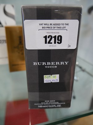 Lot 1219 - Burberry Touch for Men, eau de toilette, 100ml,...