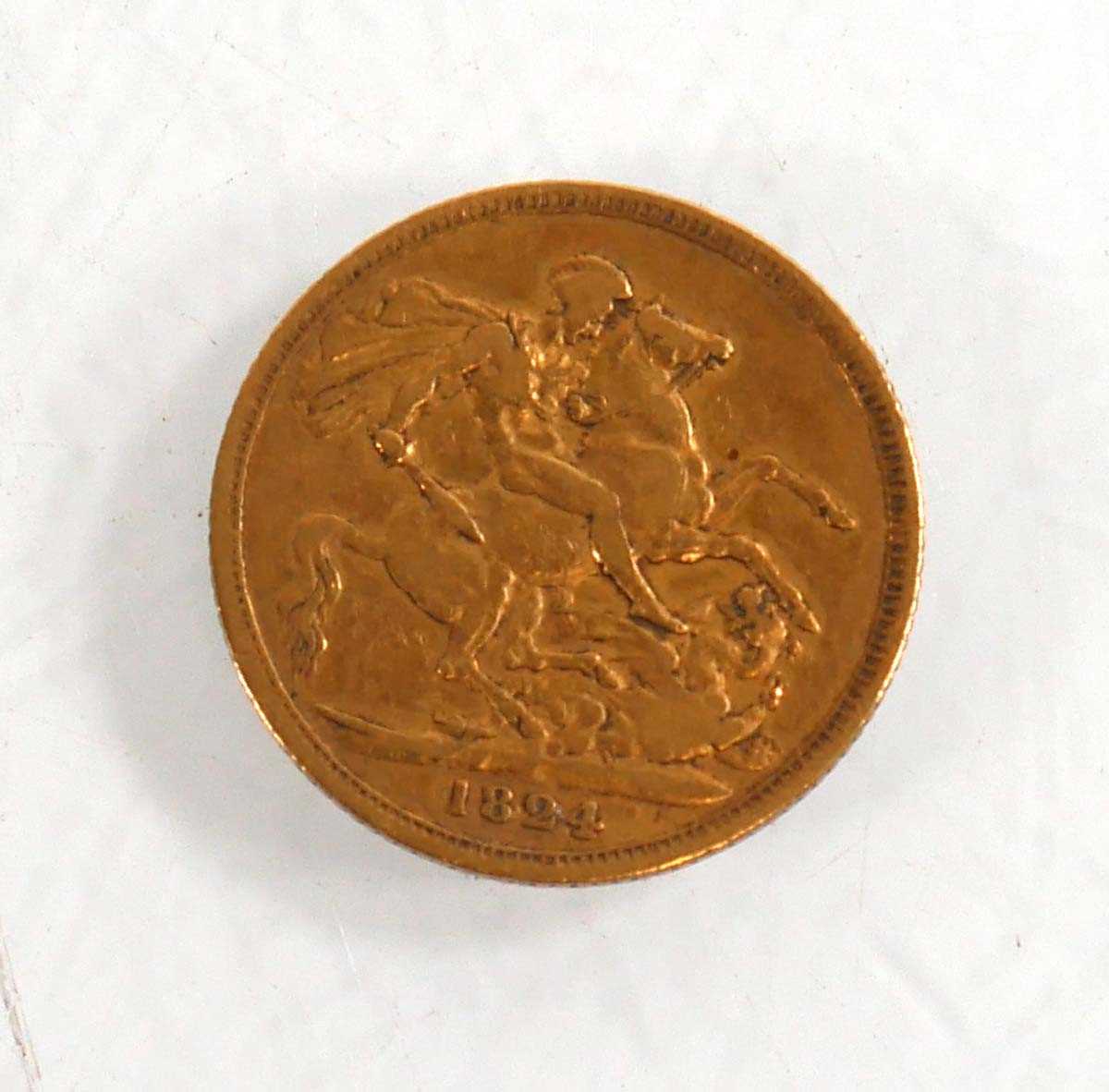 Lot 983 - A George IV sovereign dated 1824