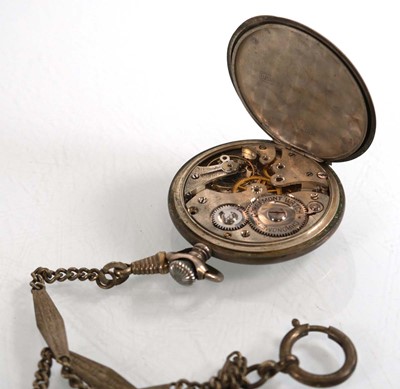 Lot 465 - A silver open face chronometer pocket watch by...