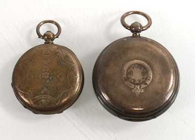 Lot 468 - A Victorian silver open face pocket watch by A....