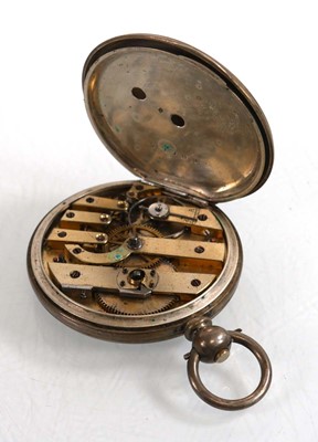 Lot 468 - A Victorian silver open face pocket watch by A....