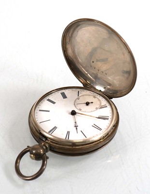 Lot 468 - A Victorian silver open face pocket watch by A....