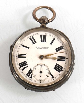 Lot 468 - A Victorian silver open face pocket watch by A....