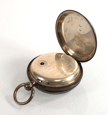 Lot 468 - A Victorian silver open face pocket watch by A....