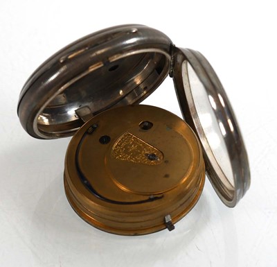 Lot 468 - A Victorian silver open face pocket watch by A....