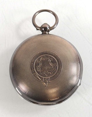 Lot 470 - An Edwardian silver open face pocket watch by...