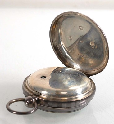 Lot 470 - An Edwardian silver open face pocket watch by...