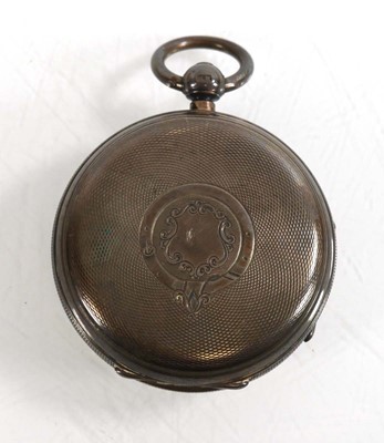 Lot 471 - A Victorian silver open face pocket watch, the...