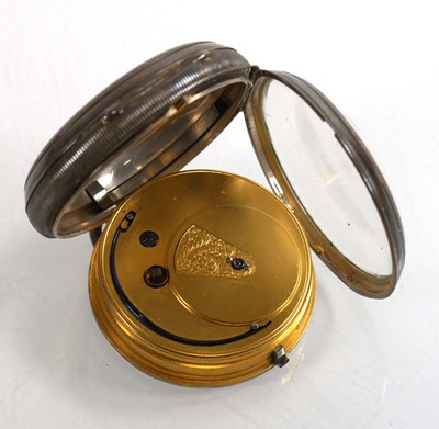 Lot 471 - A Victorian silver open face pocket watch, the...