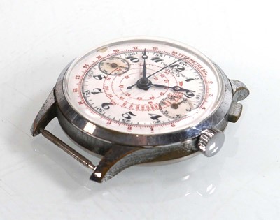 Lot 403 - A gentleman's stainless steel 'Cronometro'...