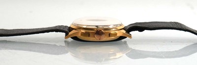 Lot 405 - A gentleman's 18ct yellow gold wristwatch by...