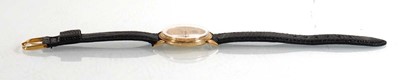 Lot 406 - A gentleman's 14ct yellow gold wristwatch by...