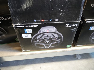 Lot 1227 - Boxed Thrustmaster gaming wheel and pedals