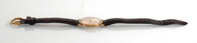 Lot 409 - A gentleman's 9ct yellow gold wristwatch by...