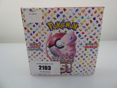 Lot Pokémon Scarlet & Violet 151 Japanese Booster box