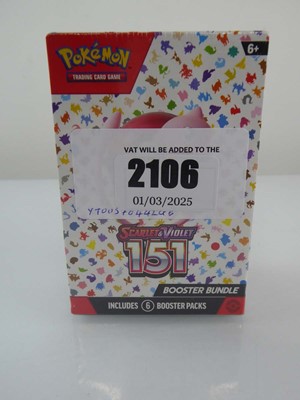 Lot Pokémon Scarlet & Violet 151 Booster Bundle box