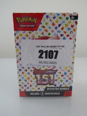 Lot Pokémon Scarlet & Violet 151 Booster Bundle box