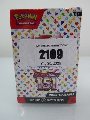 Lot Pokémon Scarlet & Violet 151 Booster Bundle box