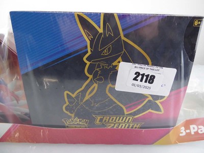 Lot Pokémon Crown Zenith Elite Trainer Box,...