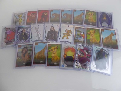 Lot Qty of Topps Chrome Disney Trading Cards to...