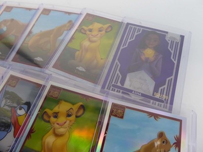 Lot Qty of Topps Chrome Disney Trading Cards to...