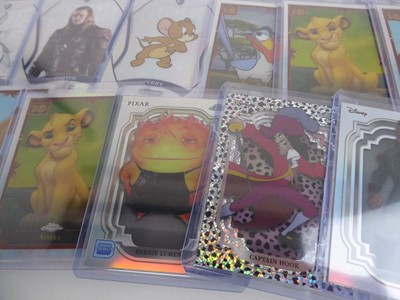 Lot Qty of Topps Chrome Disney Trading Cards to...