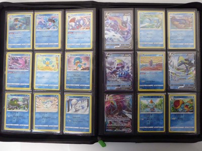 Lot Binder containing an assortment of Pokemon...