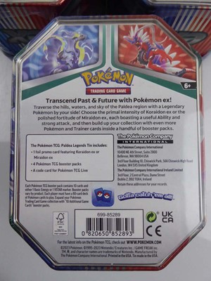 Lot x3 Pokemon Paldea Legends Tins