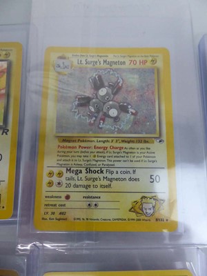 Lot Qty of Top Loaded Pokemon Cards to include Lt...