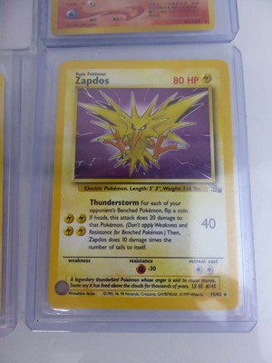 Lot Qty of Top Loaded Pokemon Cards to include Lt...