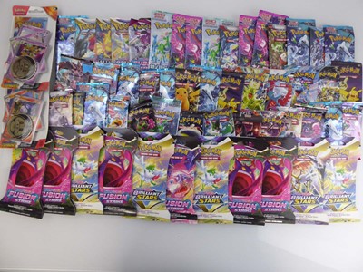 Lot Approx 56 English/Japanese Pokemon Booster...