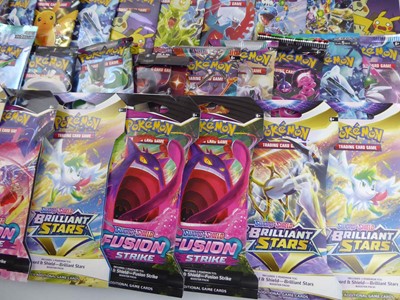 Lot Approx 56 English/Japanese Pokemon Booster...