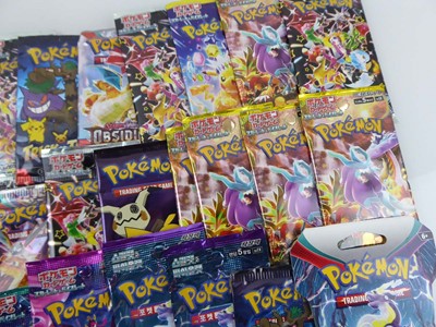 Lot Approx 34 English/Japanese Pokemon Booster...