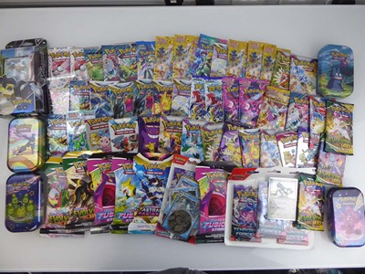 Lot Approx 58 English/Japanese Pokemon Booster...