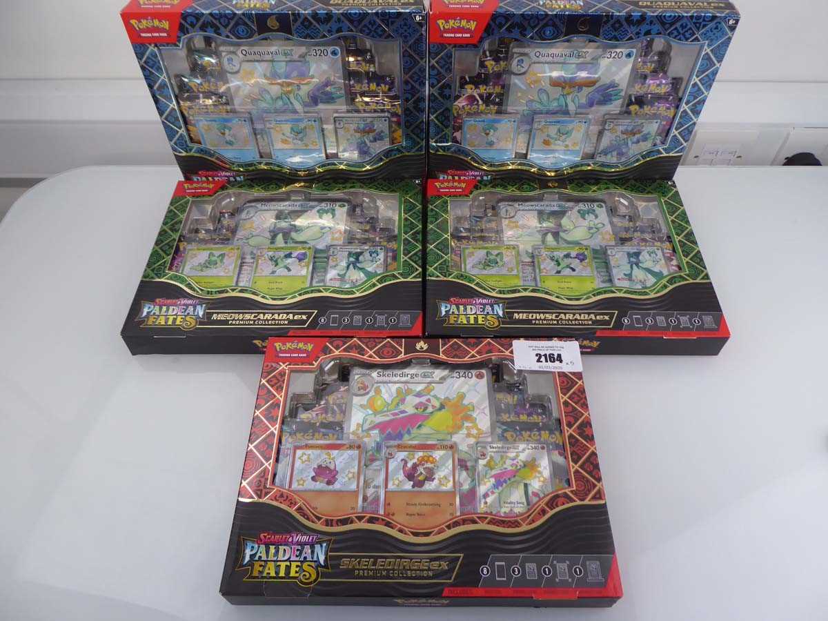 Lot x5 Assorted Pokémon Scarlet & Violet Paldean...