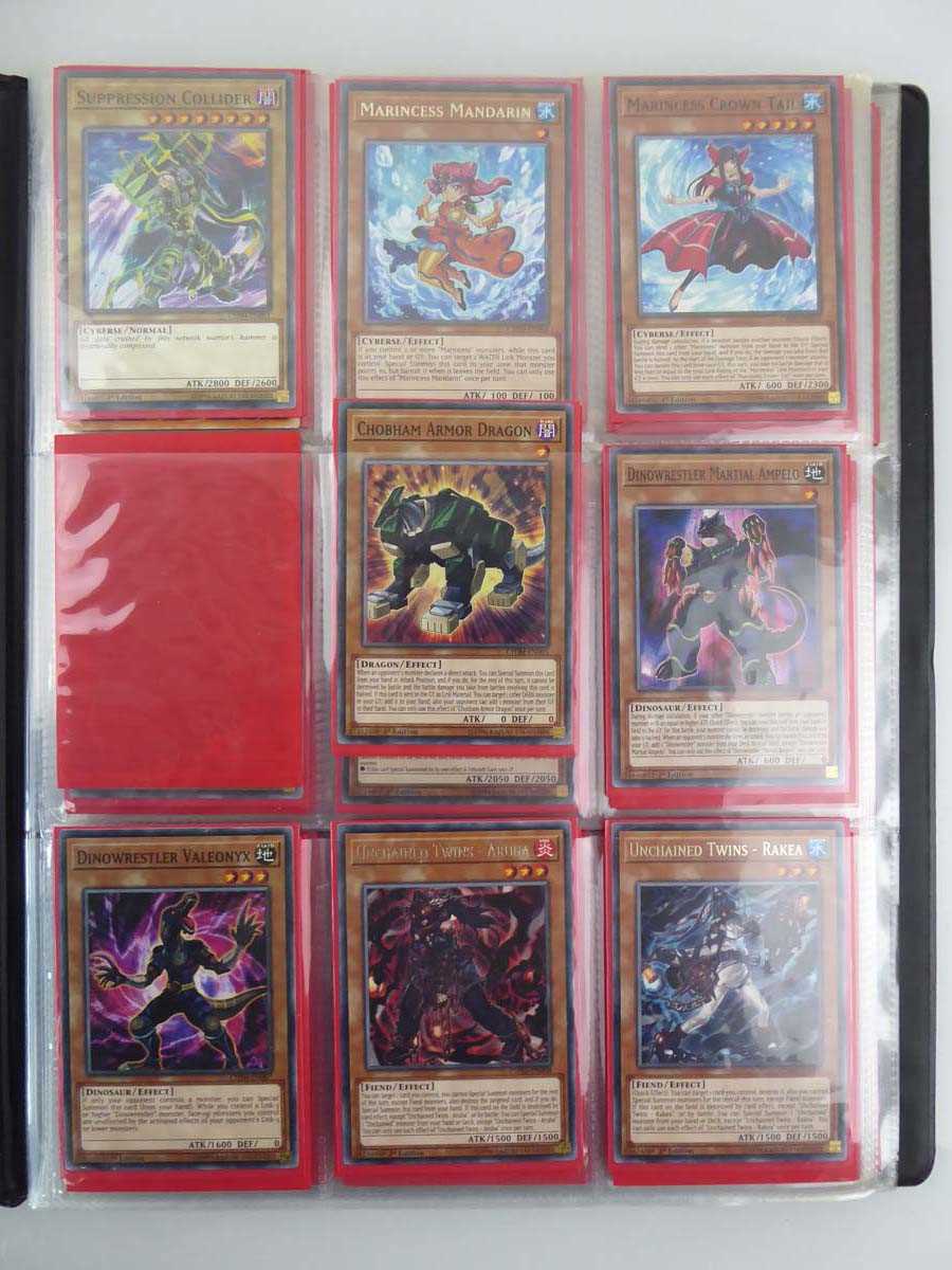 Lot Binder containing an assortment of Yu-Gi-Oh cards