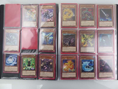 Lot Binder containing an assortment of Yu-Gi-Oh cards