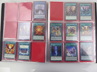 Lot Binder containing an assortment of Yu-Gi-Oh cards