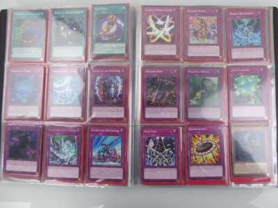 Lot Binder containing an assortment of Yu-Gi-Oh cards