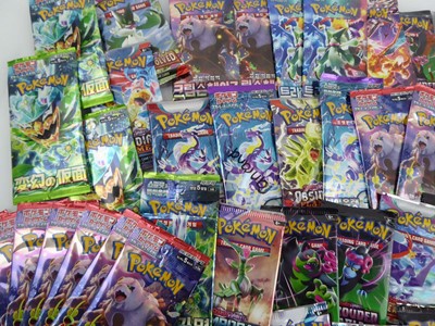 Lot Approx 70 Pokémon English/Japanese Booster...