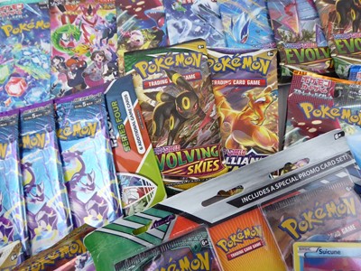 Lot Approx. 83 Pokémon English/Japanese Booster...