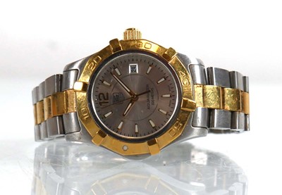 Lot A ladies gold plated stainless steel Aquaracer...