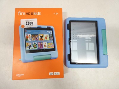 Lot 2006 - Fire HD 8 Kids 32GB with box and cable