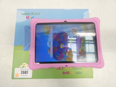 Lot 2007 - Veidoo 10.1" kids tablet with box