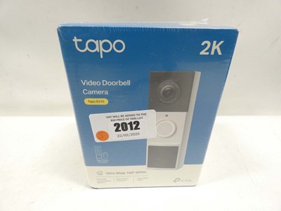 Lot 2012 - *Sealed* Tap D210 2K video doorbell camera