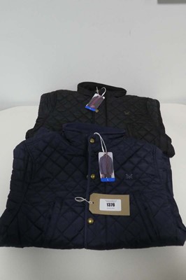 Lot 1376 - x4 men's Crew Clothing quilted jackets ( all...