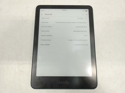 Lot 2020 - Kindle Signature 12th Gen