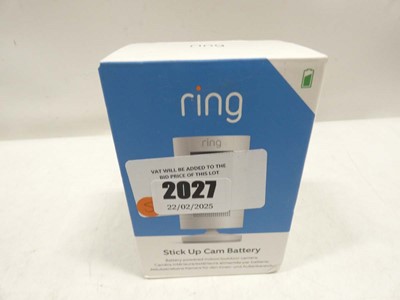 Lot 2027 - *Sealed* Ring Stick Up Cam Battery