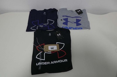 Lot 1387 - Approx. 23 men's Under Armour t shirts.